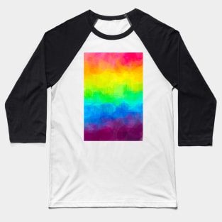 Round Rainbow Baseball T-Shirt